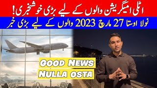 Biggest Updates Italy Flussi immigration  Nulla Osta 2023 [upl. by Liryc]