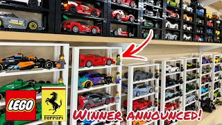 Adding to the Speed Champions Displays amp Announcing a Winner to the LEGO Ferrari Giveaway [upl. by Eichman]