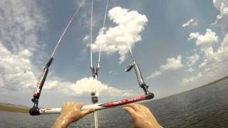 Wyoming Kiteboarding in July [upl. by Oberg684]