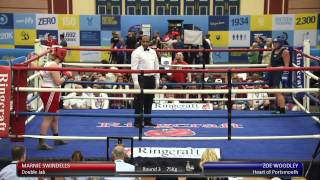 Haringey Box Cup Live Finals  Marnie Swindells v Zoe Woodley [upl. by Suoicerp]