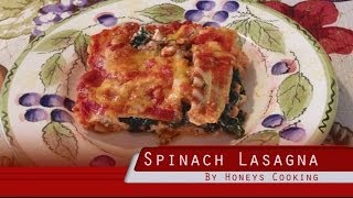 How to make Spinach Lasagna Healthy Recipe for the family [upl. by Adams]