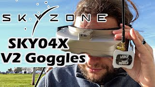 Skyzone SKY04X OLED FPV Goggles [upl. by Karry]