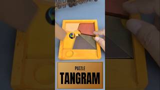 Tutorial Menyelesaikan Puzzle Tangram Teknik Geometri tekateki shorts [upl. by Mani]