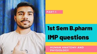 Imp Question GTU Exam 1st sem BpharmPass Exam Part1Vikas Shah [upl. by Belia]