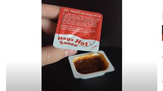 McDonalds Mega Hot Sauce Review [upl. by Nede]