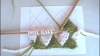 How to knit entrelac on straight needles [upl. by Nospmas]