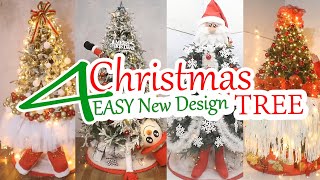 4 New Design DIY Christmas Tree Decoration Ideas 2024 [upl. by Leal]