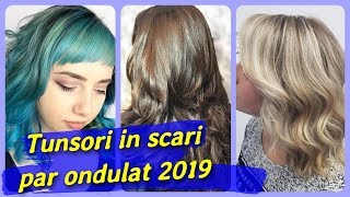 20 modele 💋 tunsori in scari par ondulat 2019 [upl. by Akinwahs]