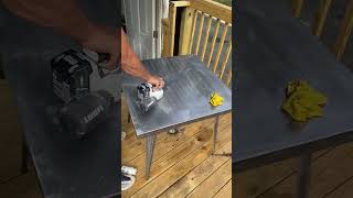 Restoring an Old Metal Table [upl. by Ap398]