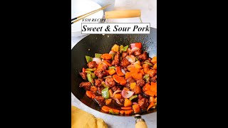 Sweet amp Sour Pork  FSM Recipe [upl. by Aihsaei]