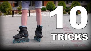 10 TRICKS THAT WILL MAKE YOU A BETTER SKATER  How to rollerblade  inline skating tricks [upl. by Maher]