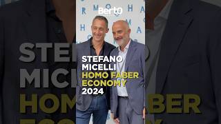 Homo Faber Economy 2024 Stefano Micelli racconta il Caso Studio BertO [upl. by Erehc]