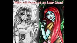 Sallys song and Corpse bride melody by JavvaBear and Ginfue [upl. by Wendel]