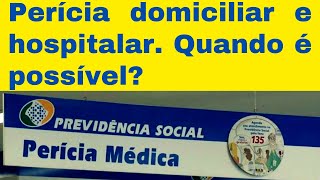 O QUE FAZER QUANDO A PESSOA NÃO TEM CONDIÇÕES DE COMPARECER À PERÍCIA NO INSS [upl. by Kimmi]
