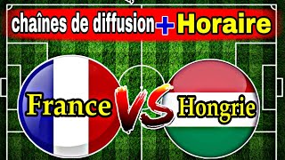 France – Hongrie  à quelle heure et sur quelle chaîne regarder le match   France vs hongrie 🔥🔥 [upl. by Aneleh]