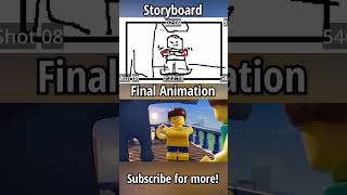 PART 1 Lego Gigachad Storyboard VS Final Behind The Scenes lego animation behindthescenes [upl. by Ahsinik]