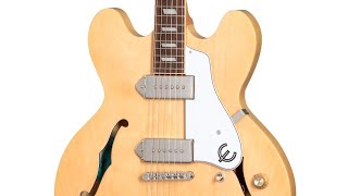 Epiphone Casino Hollowbody Natural Guitar Review [upl. by Reiser]