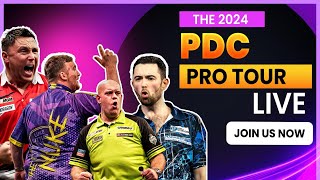 2024 PDC Pro Tour Live  Players Championship 03 [upl. by Ettereve]