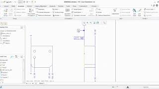 Flatness With Target In Creo Drafting [upl. by Aneras118]