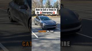 How to Get Out Of a Tesla If It Dies 🪫😳 [upl. by Zampino]