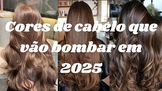 Cores de cabelo que vão bombar em 2025 [upl. by Rebmac57]