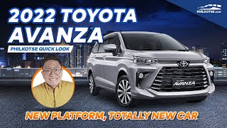 2022 Toyota Avanza Global Launch New Platform Totally New Car  Philkotse Quick Look [upl. by Ronnica915]