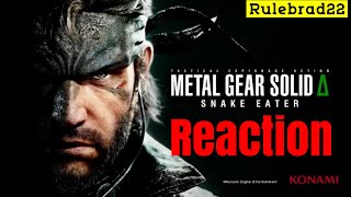 Metal Gear Solid Delta Snake Eater Trailer [upl. by Artenehs]