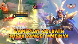 GAMEPLAY VOLKATH HERO SUSAH MATI KALO WAR  GARENA AOV INDONESIA [upl. by Shu265]