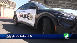 Oakdale Police Department goes electric with two brand new patrol vehicles [upl. by Wira623]