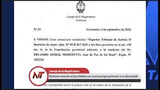 NT Rechazan remoción al juez hallado con cocaína porque pertenece a su vida privada [upl. by Curson]