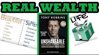 How YOU can attain REAL WEALTH  Unshakeable by Tony Robbins  Book Animation SummaryReview [upl. by Esinnej]