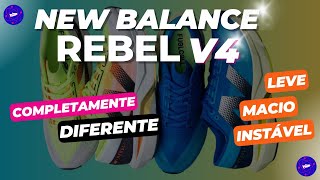 NEW BALANCE REBEL V4 Nos surpreendeu com as mudanças [upl. by Davison]