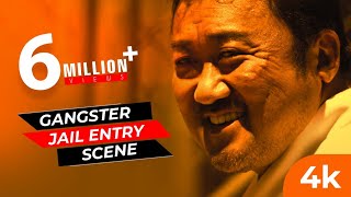 Gangster Jail Entry Scene 4K60fps  Donlee  TheGangster TheCop TheDevil Movie  Saaho Bgm [upl. by Halilad]