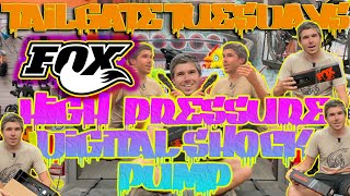 Fox High pressure Digital Shock Pump  Tailgate Tuesdays [upl. by Astrix]