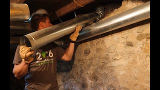 Installing and Rerouting Ductwork [upl. by Acirt]