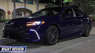 2025 Toyota Camry Hybrid  Night Drive Review [upl. by Atsirak371]