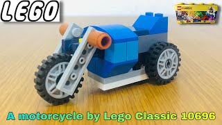 Lego Classic 10696 assembling to a motorcycle 186 [upl. by Broderick]