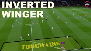 Inverted winger touchline skills [upl. by Hanah460]