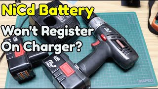 HOW TO REVIVE A NiCd DRILL BATTERY THAT WON’T CHARGE [upl. by Dante]