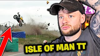 ISLE OF MAN TT CRASHES REACTION [upl. by Esilrac]