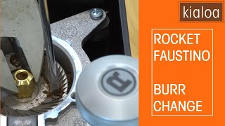 Rocket Faustino Mahlscheibenwechsel  Burr Change  Guide [upl. by Aisena]