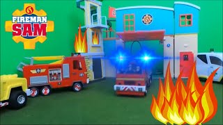 🚒 🚁 Fireman Sam US  Wallaby 2 Helicopter Dog 🐶 Rescue [upl. by Woodson]