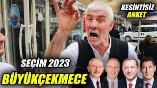 BÜYÜKÇEKMECE  KESİNTİSİZ Cumhurbaşkanlığı Sayaçlı Seçim Anketi  Sokak Röportajları  Seçim 2023 [upl. by Alakcim]