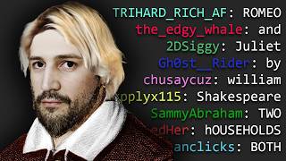 Can xQcs Twitch chat recreate the works of Shakespeare [upl. by Ahtekahs]