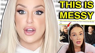 TANA MONGEAU FANS ARE UPSET brooke birthday drama [upl. by Manly]