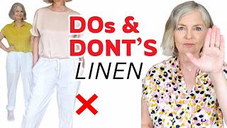 Mistakes To Avoid When Styling Linen Over 60 [upl. by Golter]