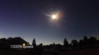 Solar Eclipse Oregon August 2017  Epic GoPro Time Lapse [upl. by Kara921]