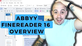 Abbyy Finereader 16  Overview of OCR Editor [upl. by Llohcin]