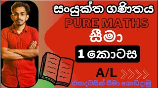 Limits සීමාව  Part 1  Combined Maths AL in SinhalaMaduwantha Hettiarachchi  Theory sinhala [upl. by Aden]