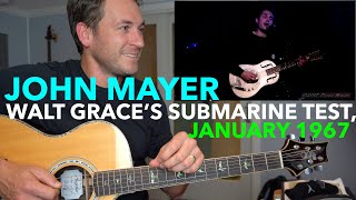 Guitar Teacher REACTS JOHN MAYER quotWalt Graces Submarine Test January 1967 Live Acoustic [upl. by Elumas]